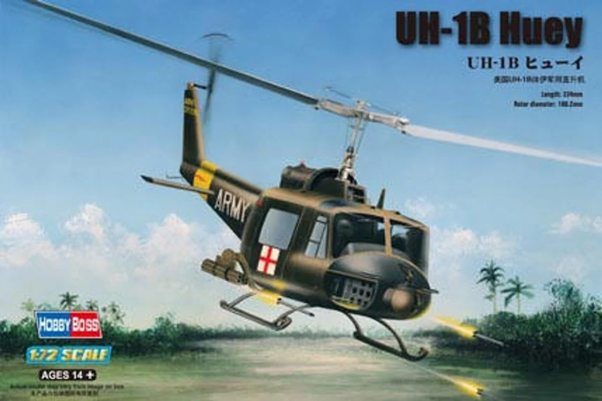 Hobby Boss 1/72 Hobby Boss UH-1B Huey - HY87228