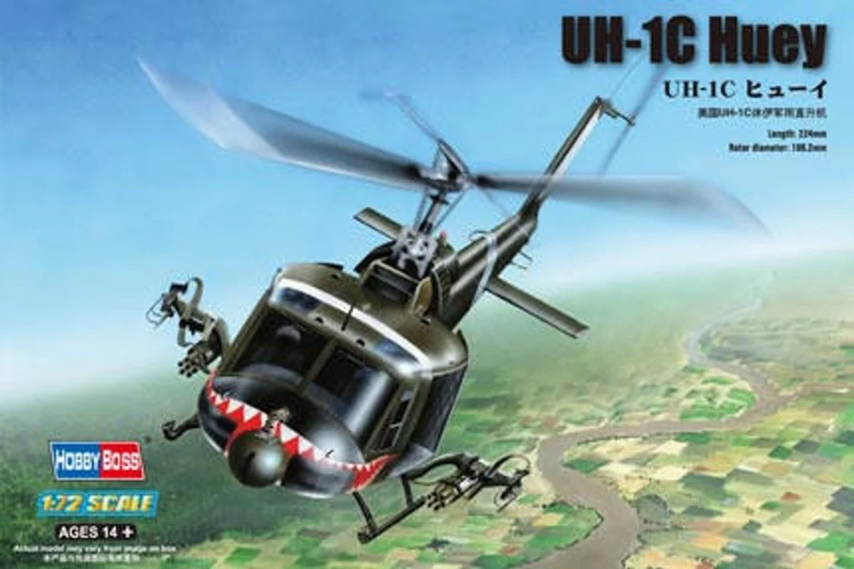 Hobby Boss 1/72 Hobby Boss UH-1C Huey - HY87229