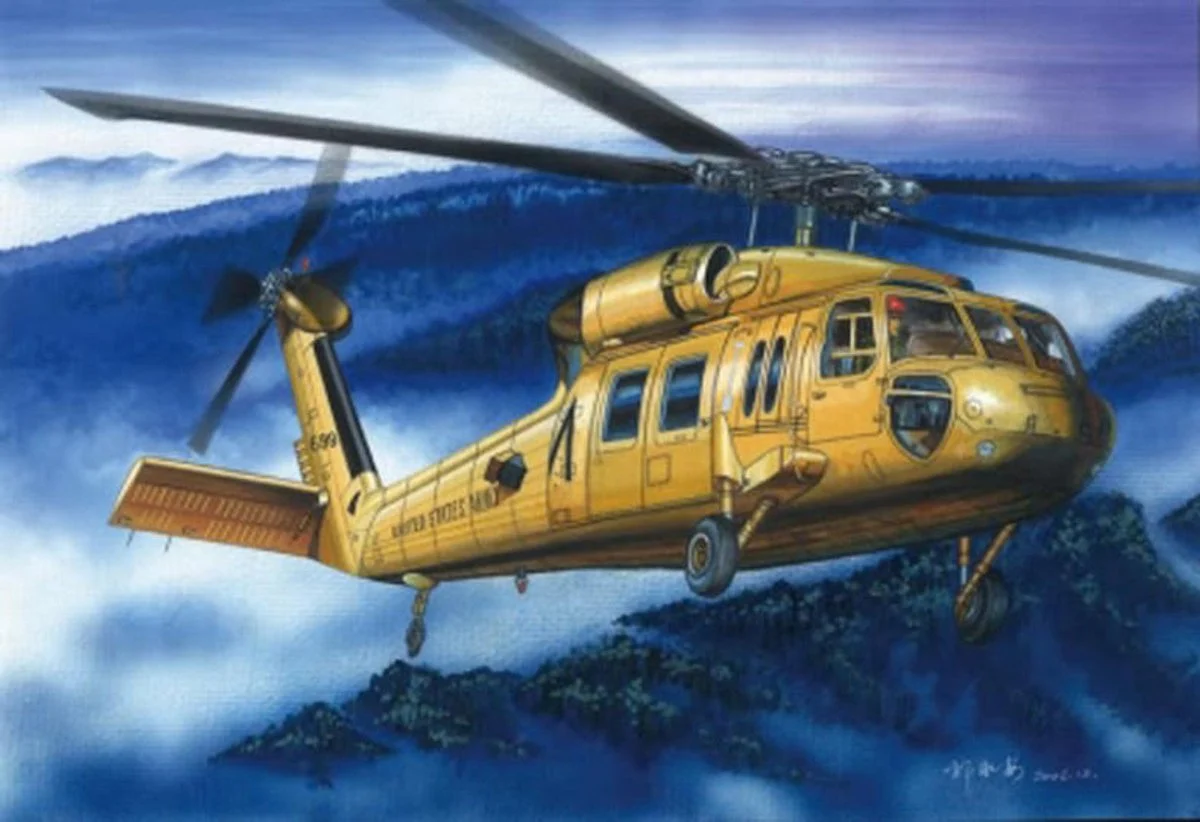 Hobby Boss 1/72 Hobby Boss UH-60A Blackhawk