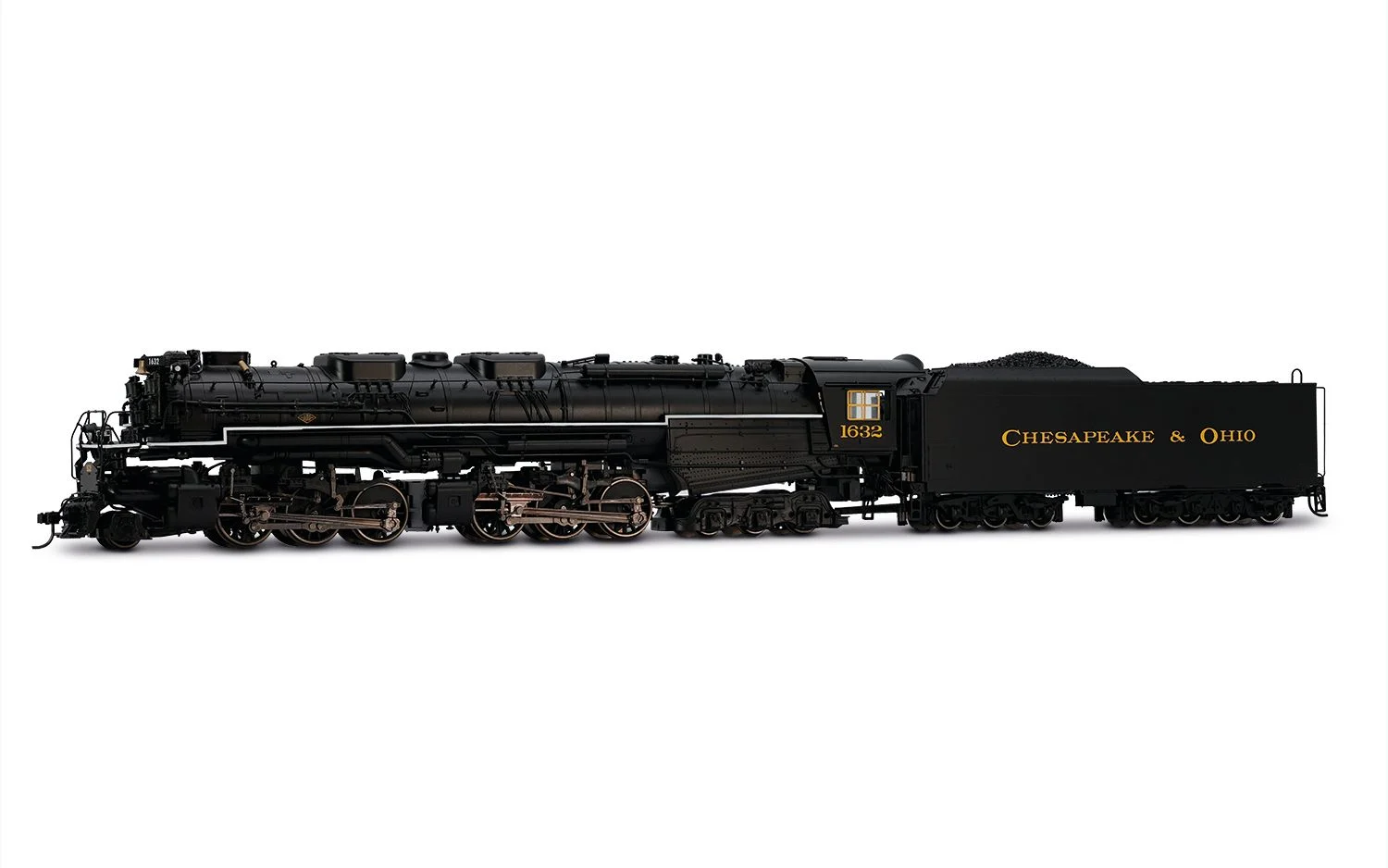 Rivarossi HO Cheseapeake & Ohio #1632 Articulated Steam Locomotive 2-6-6-6 "Allegheny" With DCC sound decoder