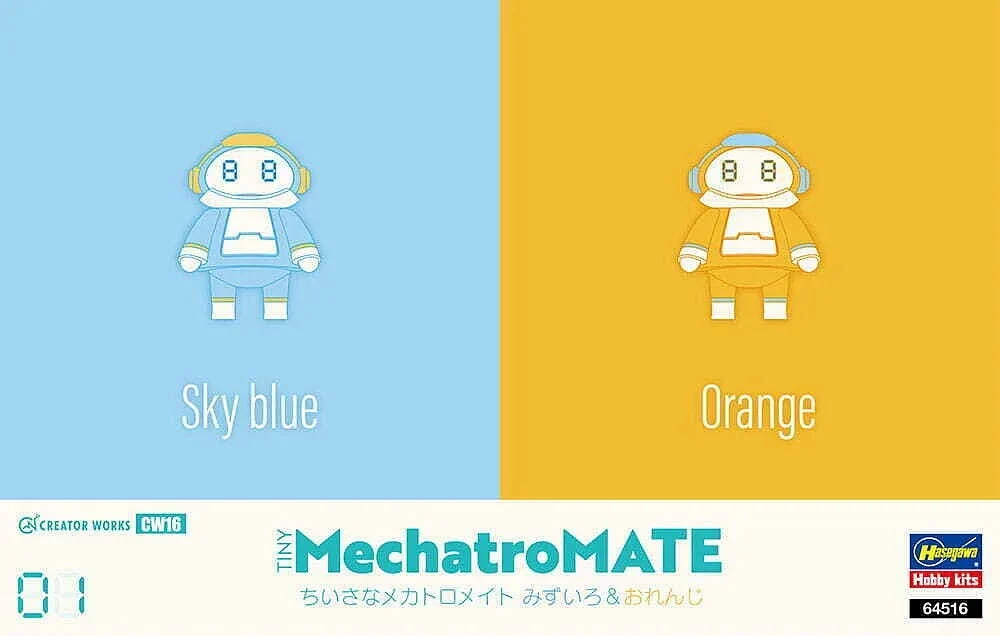 Mechatromate #1 Skyblue + Orange 64516 - Hasegawa