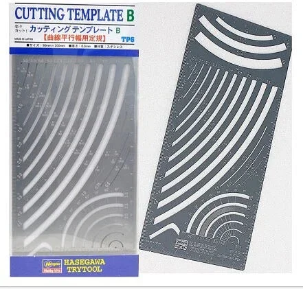 Scribing Template Curved Parallel Widths TP6 - Hasegawa