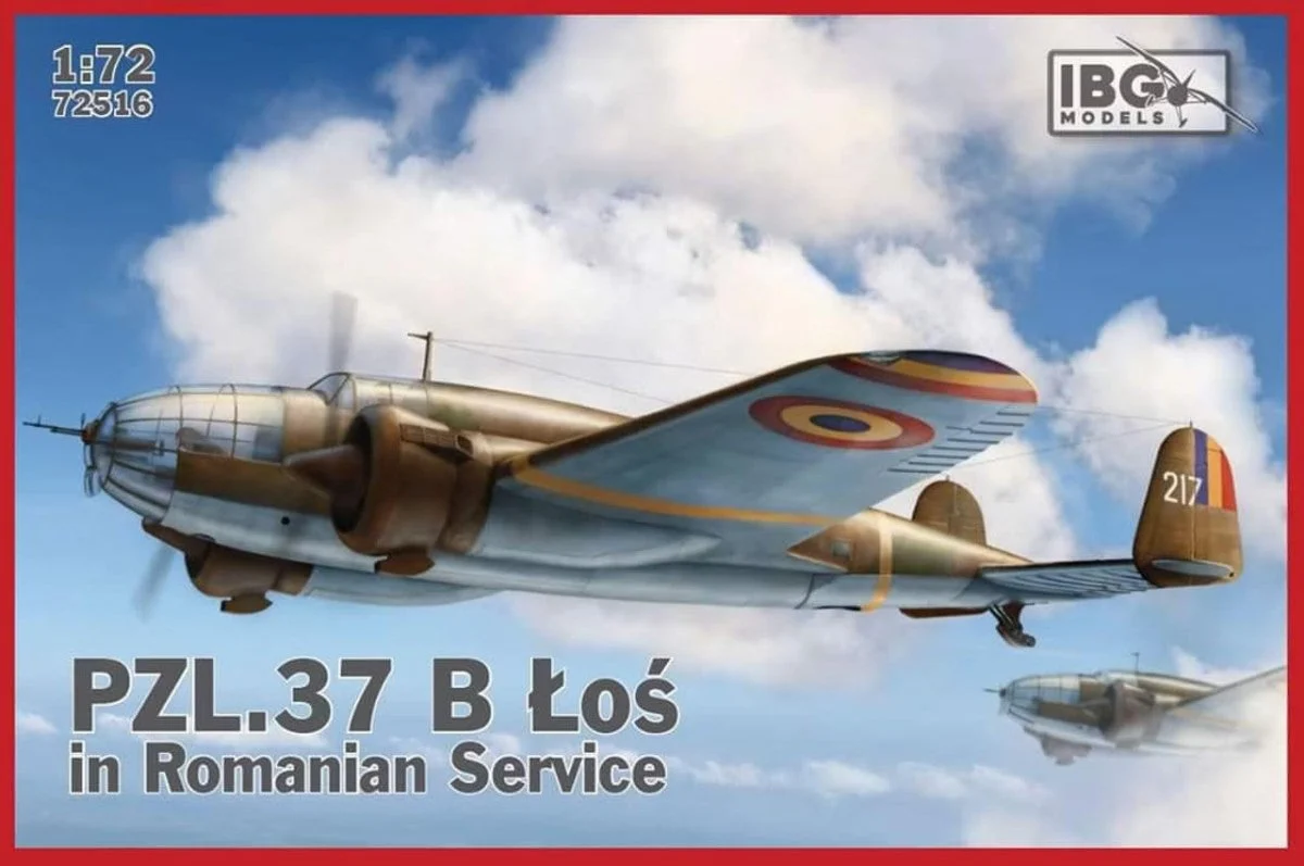 IBG Models 1/72 IBG PZL. 37 Los B II in Romanian Service