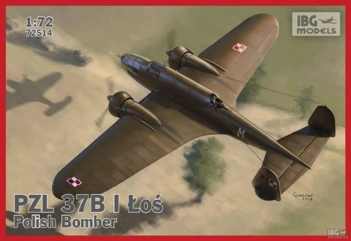 IBG Models 1/72 IBG PZL.37 B I Los - Polish Medium Bomber -