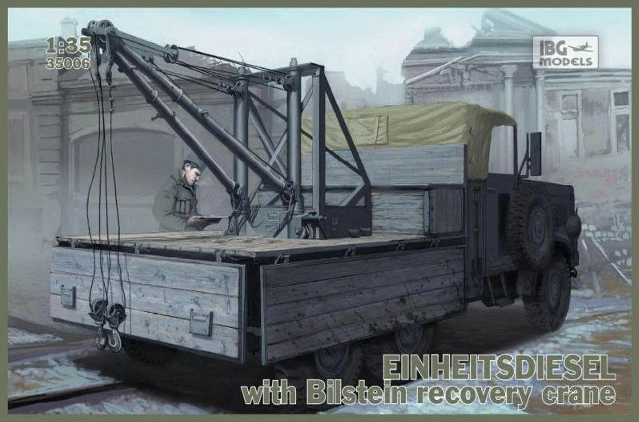 IBG Models 1/35 IBG Einheitsdiesel with Bilstein Recovery Crane