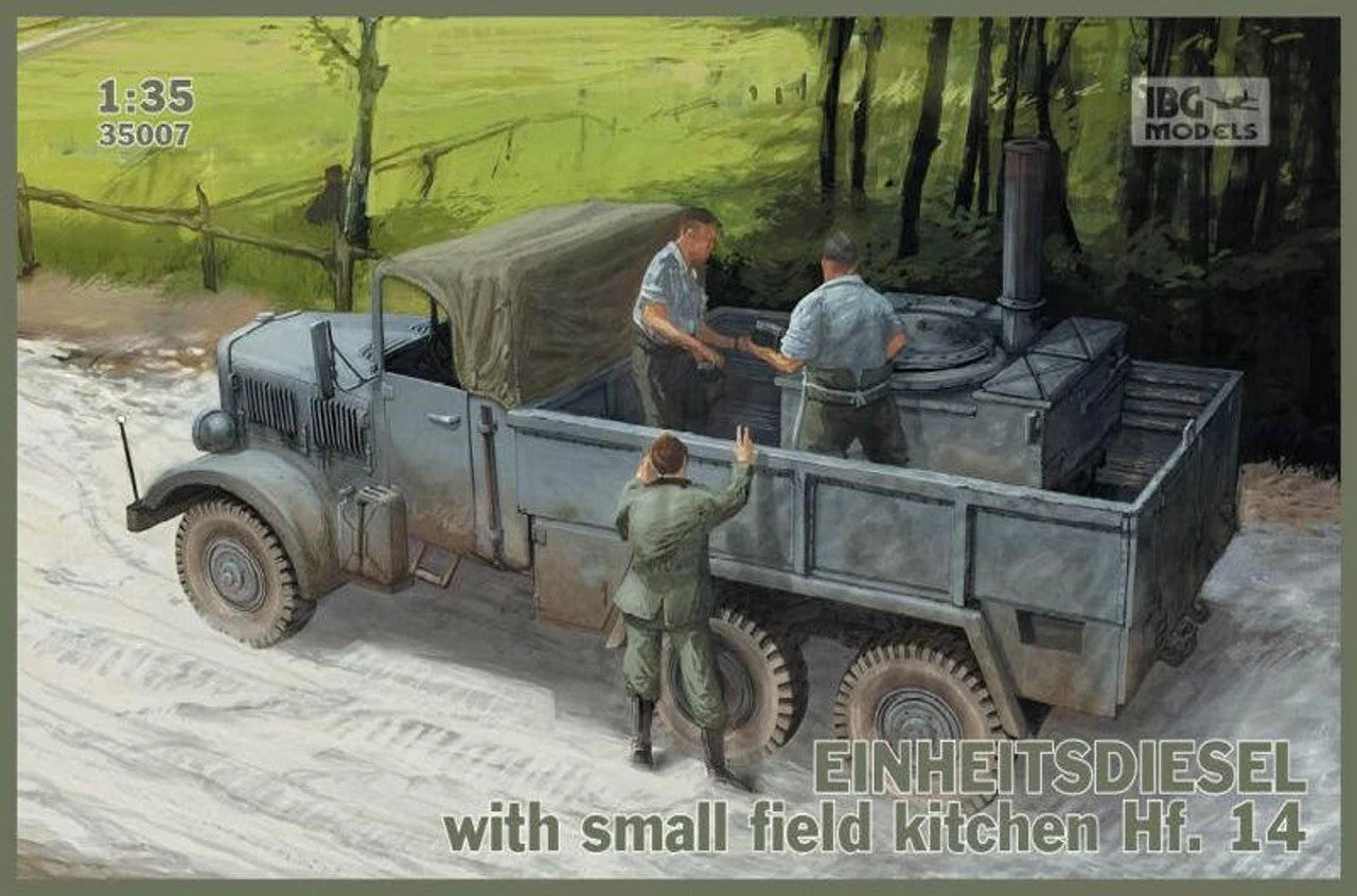 IBG Models 1/35 IBG Einheitsdiesel with Small Field Kitchen Hf.14