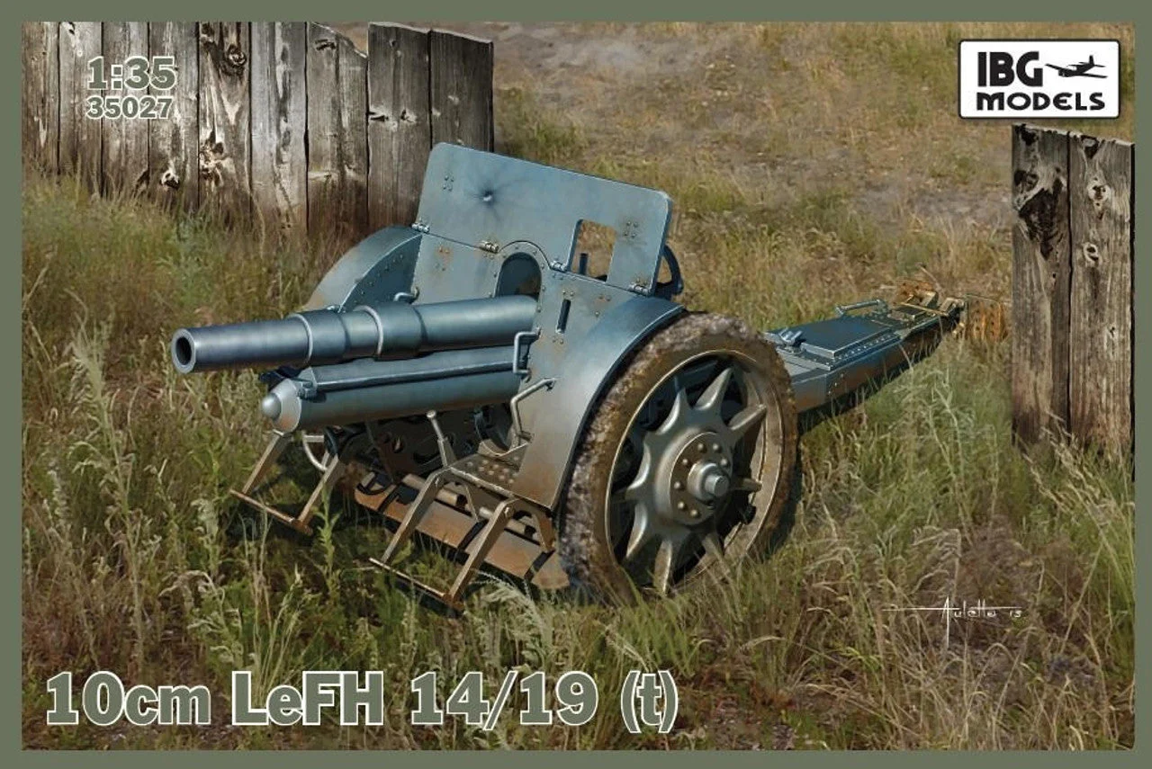 IBG Models 1/35 IBG 10cm LeFH 14/19(t) Field Howitzer Gun