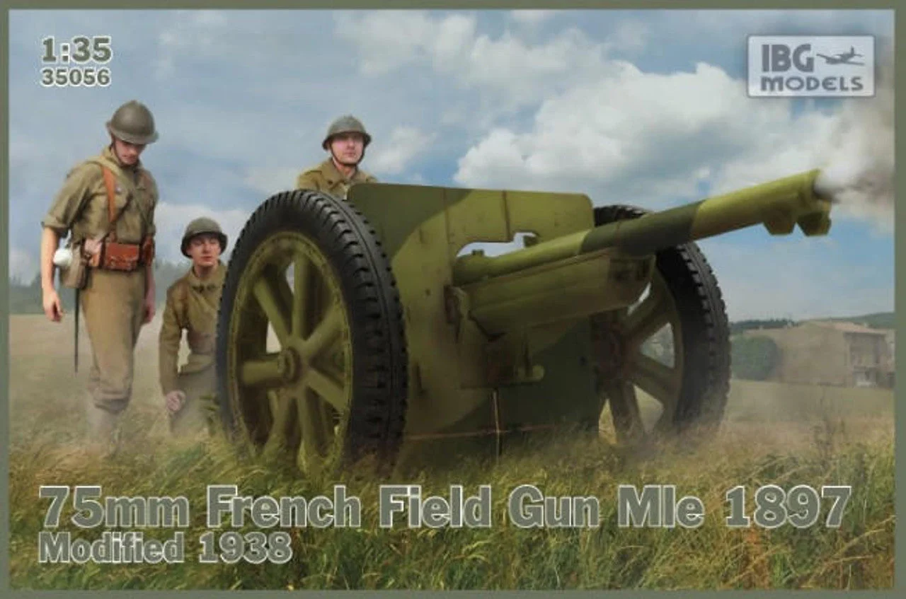 IBG Models 1/35 IBG 75mm French Field Gun Mle 1897 – Modified 1938