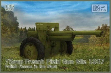 1/35 IBG 75Mm French Field Gun Mle 1897 Polish Forces In The West - IBG Models