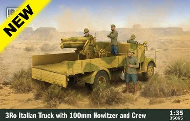 1/35 IBG 3RO Italian Truck with Howitzer and crew - IBG Models