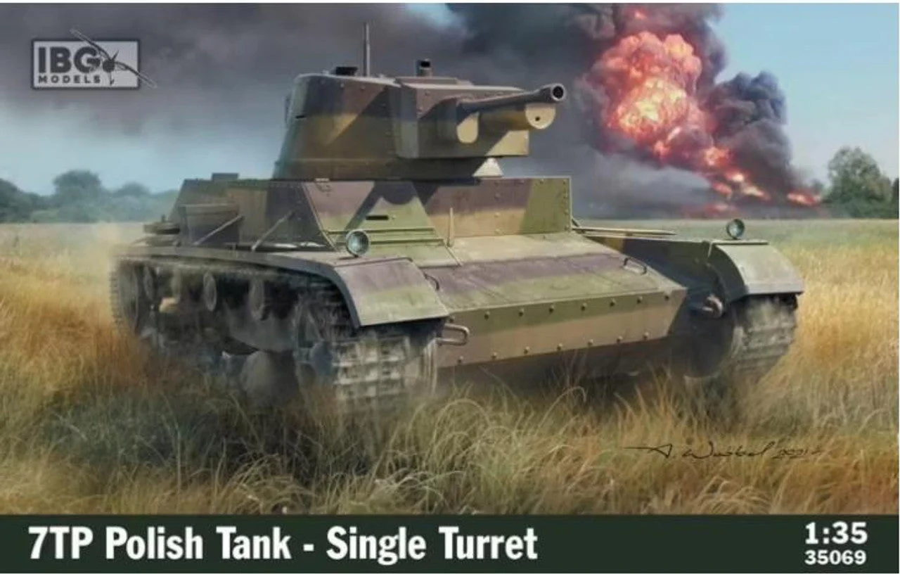 IBG Models 1/35 IBG 7TP Polish Tank - Single Turret -