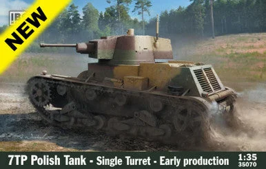 1/35 IBG 7tp Polish Tank Single Turret Early - IBG Models