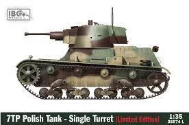 1/35 IBG Models 7TP Polish Tank Single Turret LIMITED EDITION
