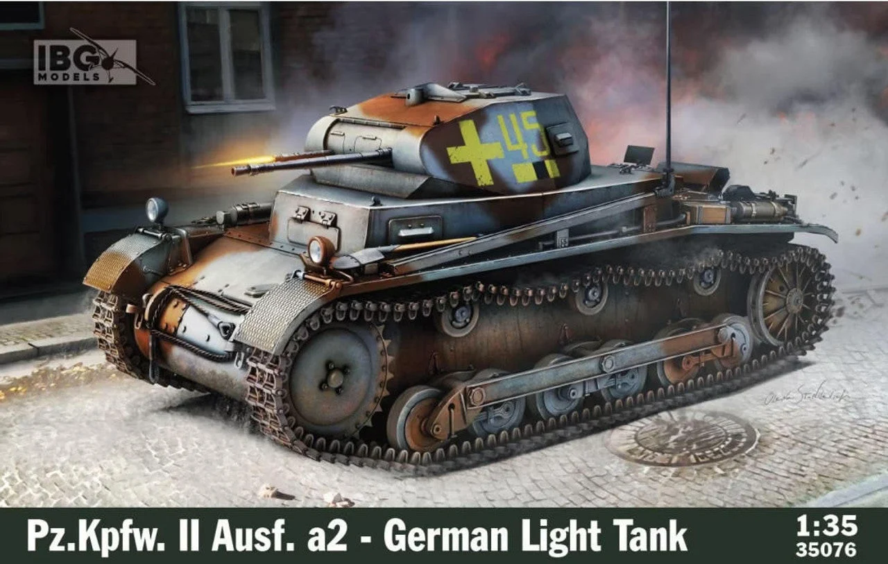 IBG Models 1/35 IBG Pz.Kpfw. II Ausf. A2 - German Light Tank