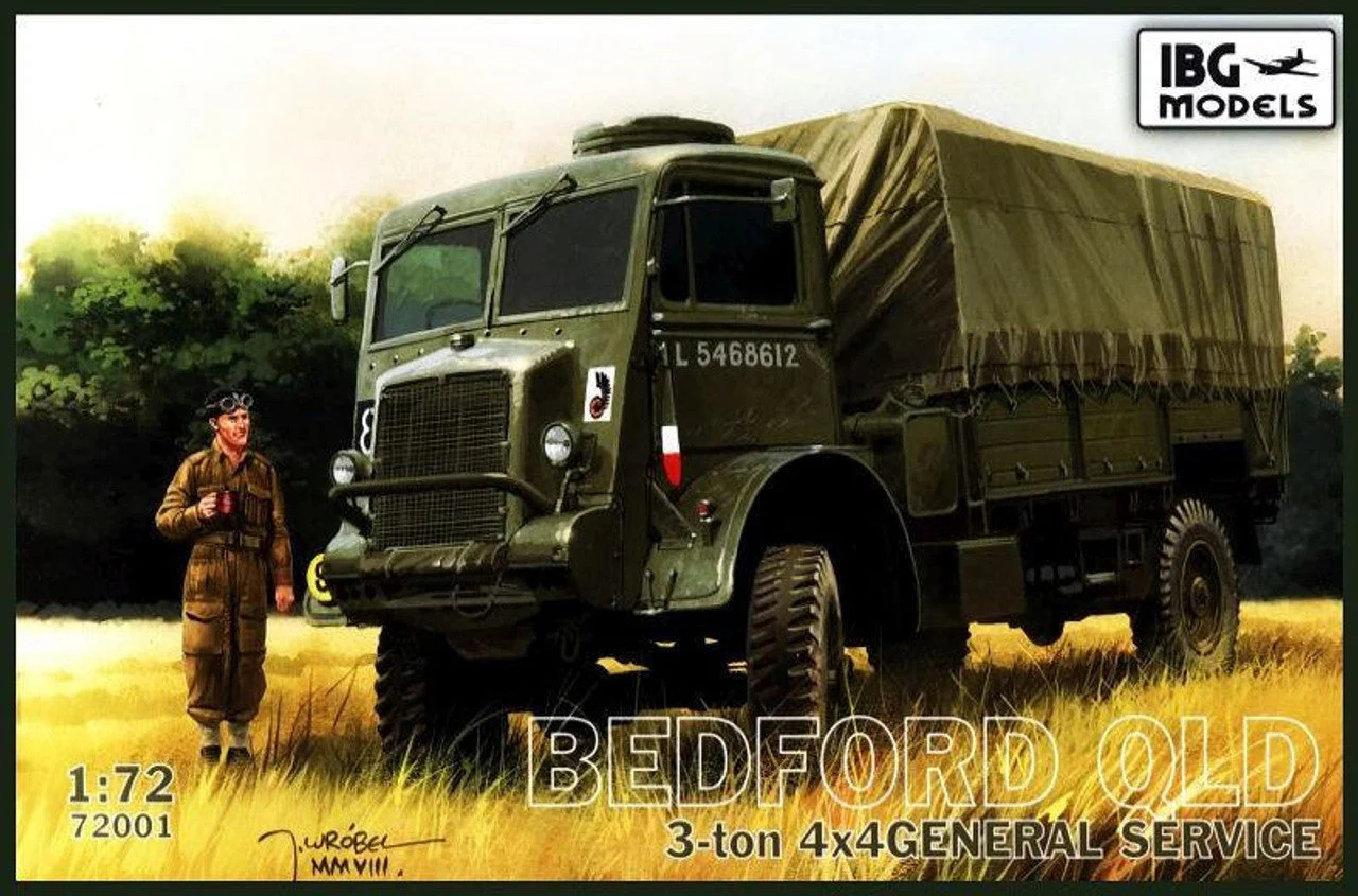 IBG Models 1/72 IBG Bedford QLD 3 ton 4x4 General service