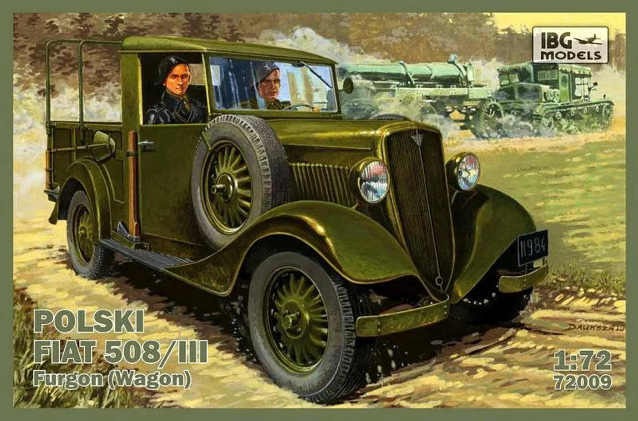 IBG Models 1/72 IBG Polski Fiat 508/III furgon (wagon)