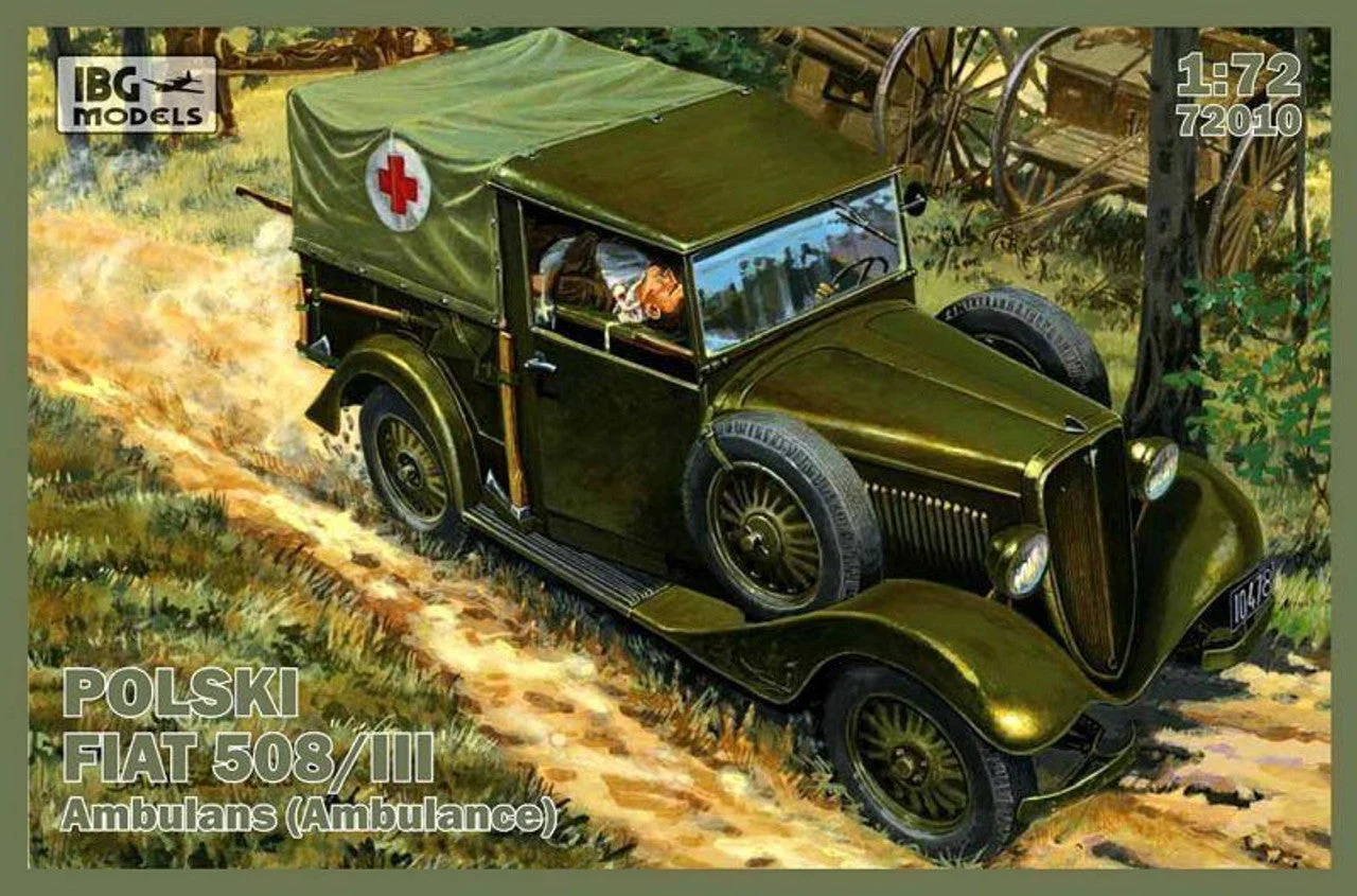 IBG Models 1/72 IBG Polski Fiat 508/III ambulans (ambulance)