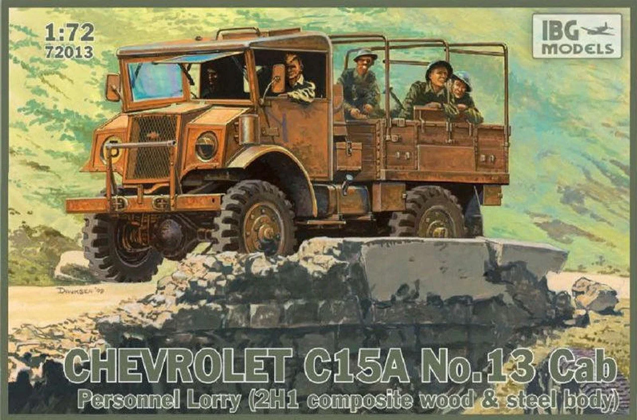 IBG Models 1/72 IBG Chevrolet C.15A No.13 Cab Personnel Lorry