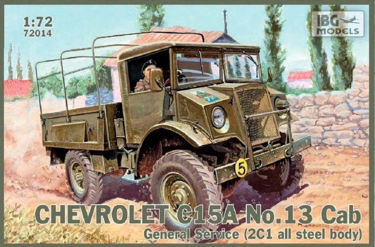 IBG Models 1/72 IBG Chevrolet C.15A No.13 Cab General Service ( 2C1 all steel body)