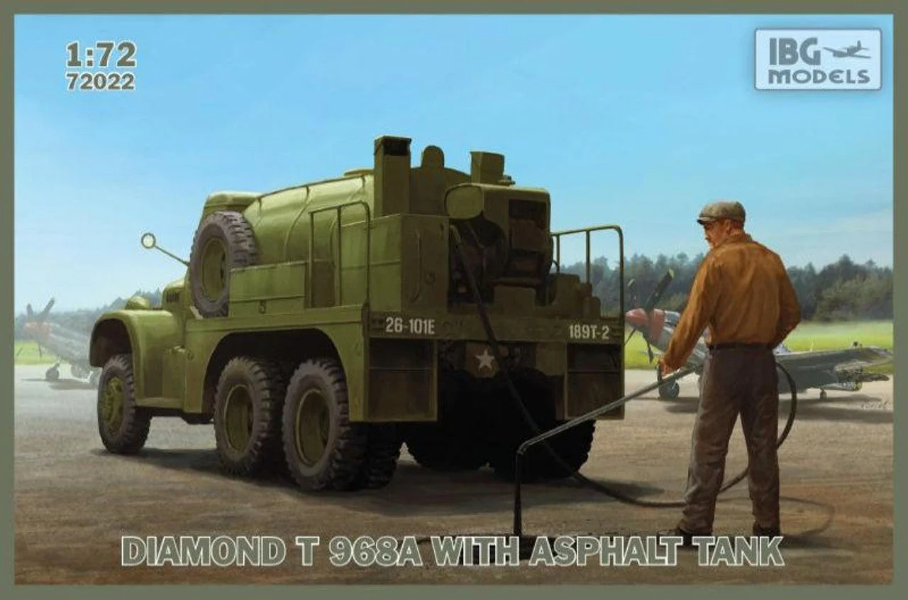 IBG Models 1/72 IBG DIAMOND T 968A with Asphalt Tank