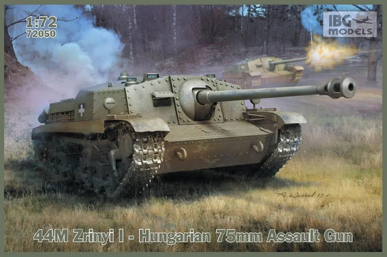 IBG Models 1/72 IBG 44M Zrinyi I - Hungarian 75mm Assault Gun -