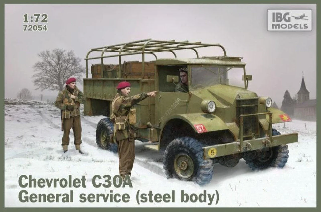 IBG Models 1/72 IBG Chevrolet C30A General Service (Steel Body)