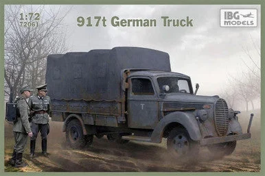 1/72 IBG 917t German Truck Plastic Model Kit - IBG Models