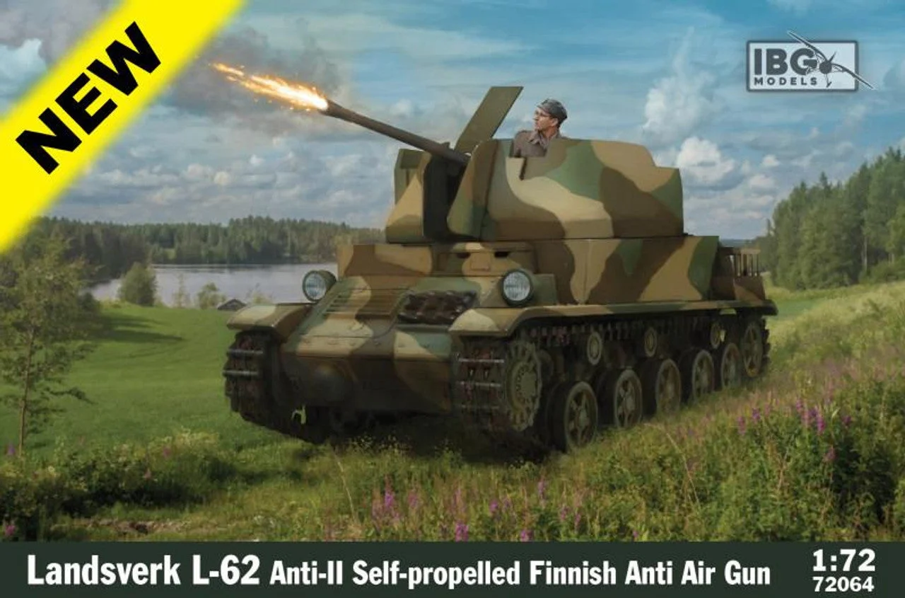 IBG Models 1/72 IBG Landsverk L-62 Anti-II Finnish Self-propelled Anti Air Gun -