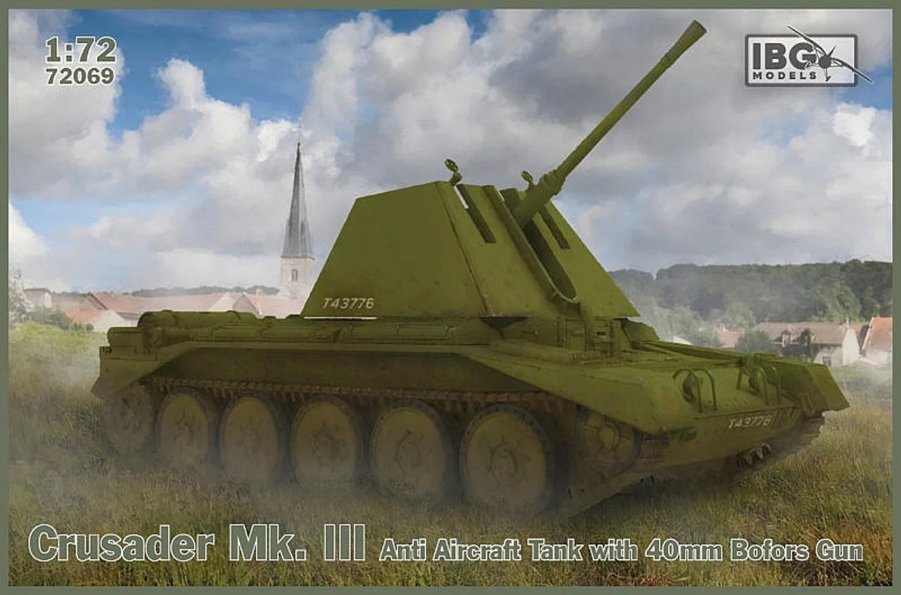 IBG Models 1/72 IBG Crusader Mk.III Anti-Air Tank Mk.I with 40mm Bofors Gun -