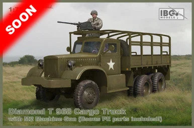 1/72 IBG Diamond T 968 Cargo Truck With M2 Machine Gun (Bonus Pe Parts!) - IBG Models