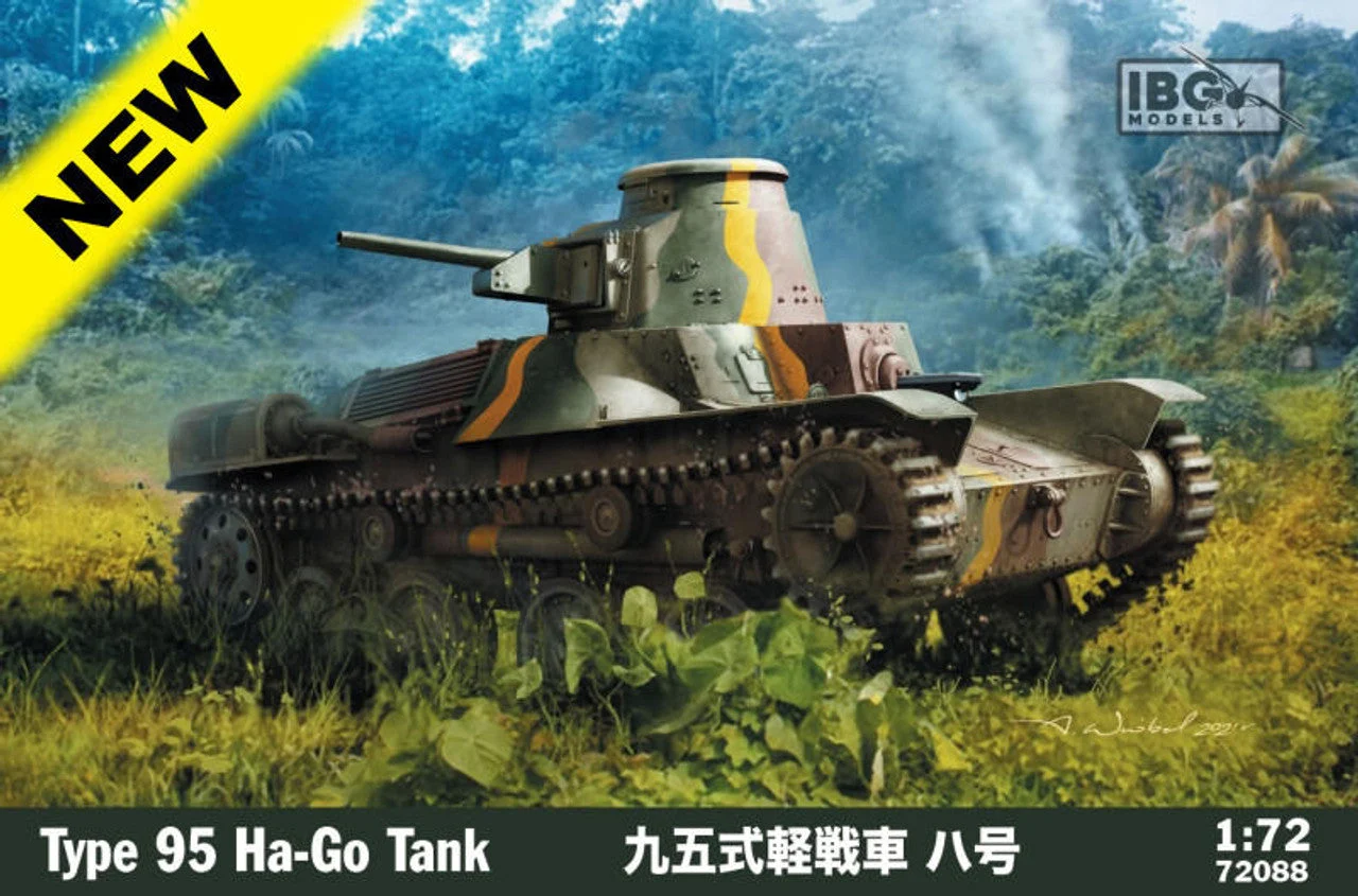 IBG Models 1/72 IBG Type 95 Ha-Go Japanese Light Tank