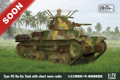1/72 IBG Type 95 Ha-Go Japanese tank short wave R