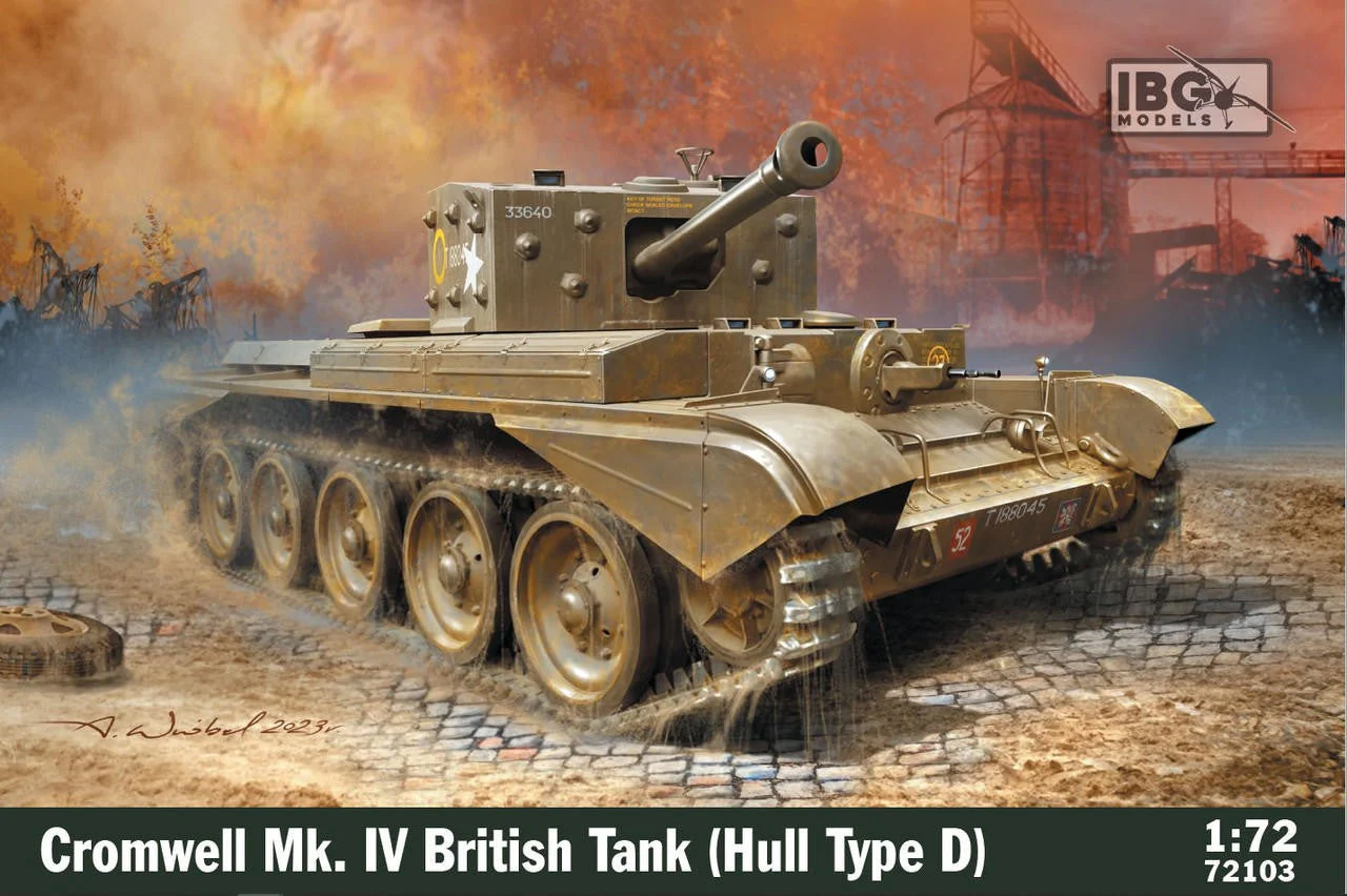 IBG Models 1/72 IBG Cromwell Mk. IV British Tank (Hull Type D)