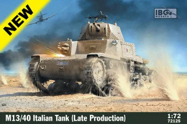 1/72 IBG Model M13/40 Italian Tank (III series - late production)