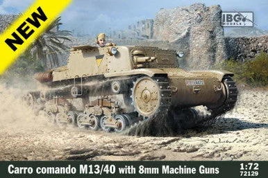 1/72 IBG Model Carro Comando M13/40 with 8mm Breda Machine Guns - IBG Models