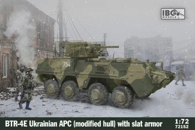 1/72 IBG BTR-4E Ukrainian APC Mod.Hull Slat Armou