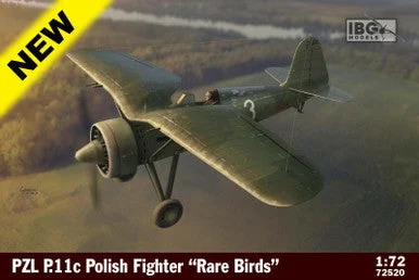 1/72 IBG Model PZL P.11c Polish Fighter - Rare Birds