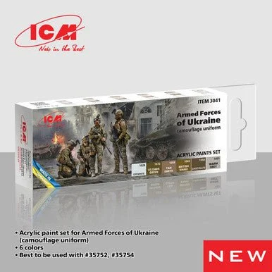 ICM Acrylic Paint Set Armed Forces of Ukraine - ICM Models