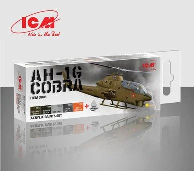ICM Acrylic paint set for Cobra AH-1G