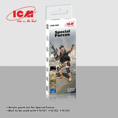 ICM Acrylic paint set for Special Forces - ICM Models