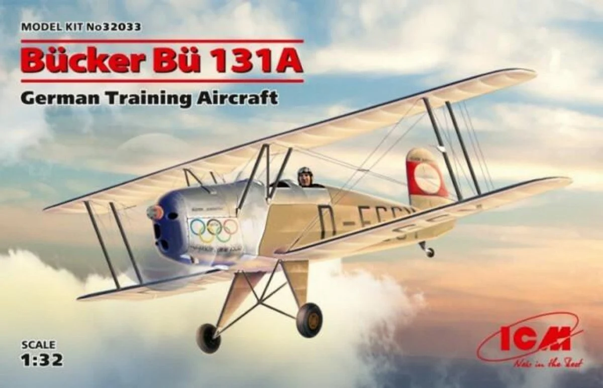 ICM Models 1/32 ICM Bucker Bu 131A, German Training Aircraft