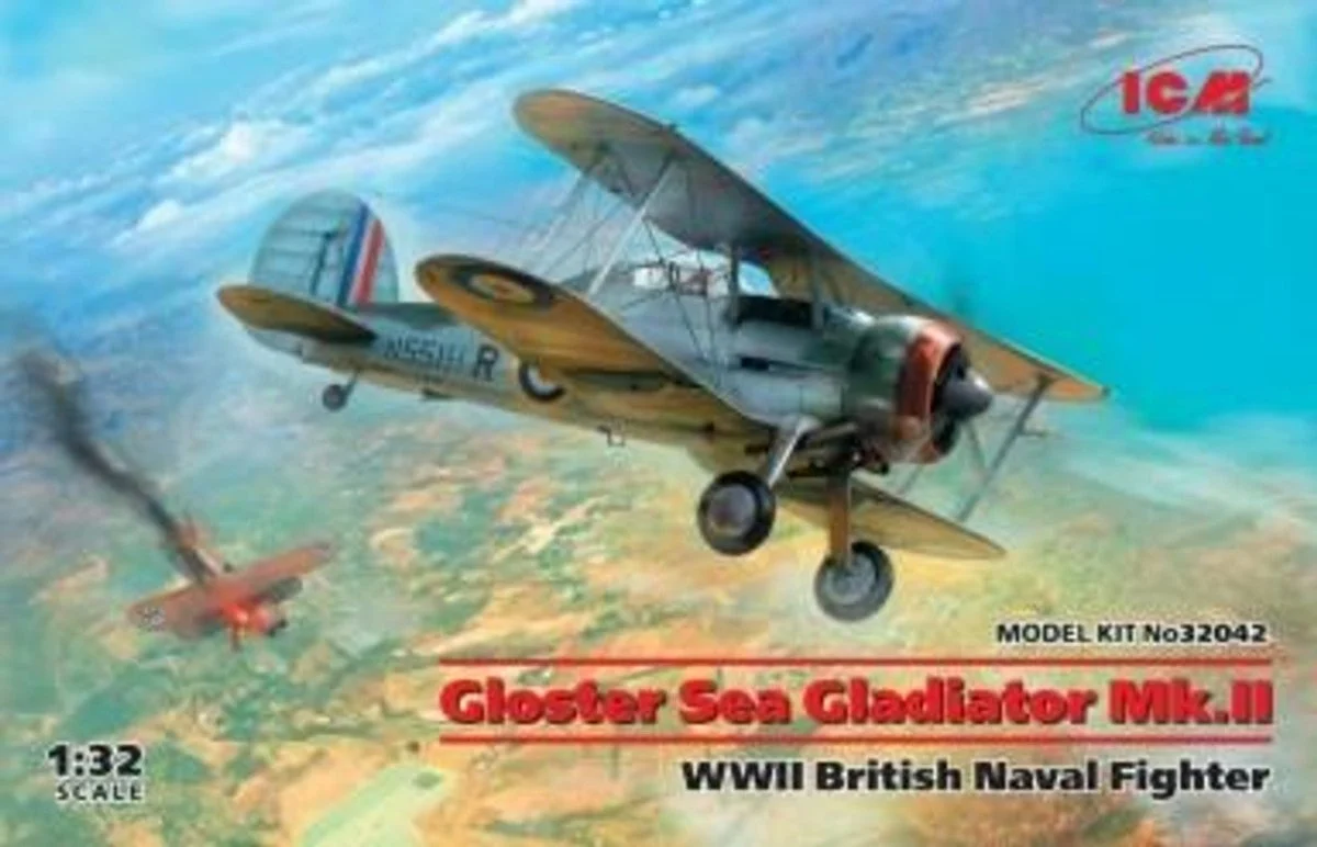 ICM Models 1/32 ICM Gloster Sea Gladiator Mk.II , WWII British Naval Fighter