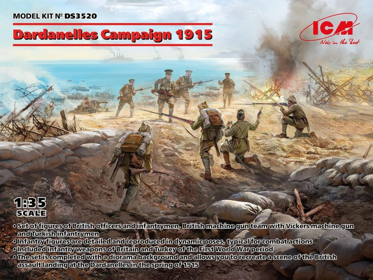 ICM Models 1/35 ICM Dardanelles Campaign 1915 Figure Set