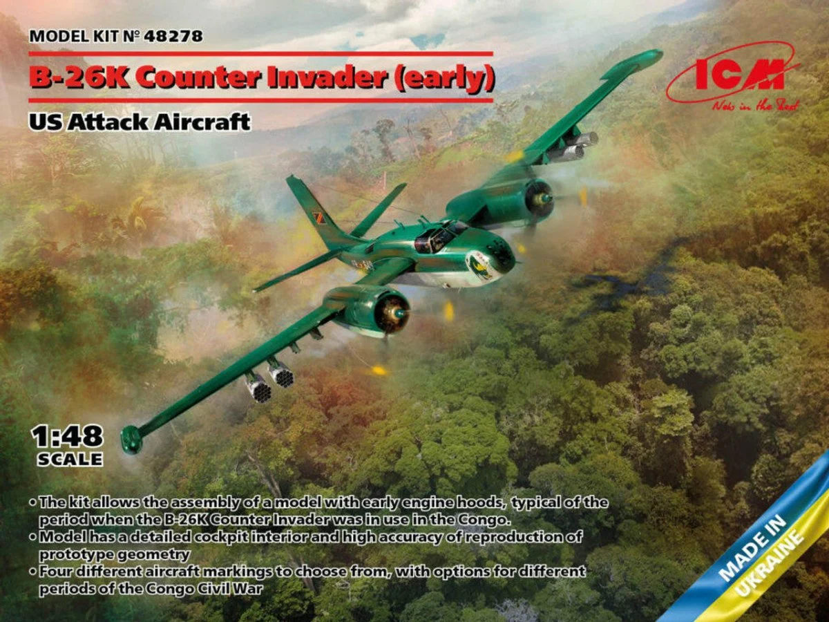 ICM Models 1/48 ICM B-26K Counter Invader (early) Plastic Model Kit