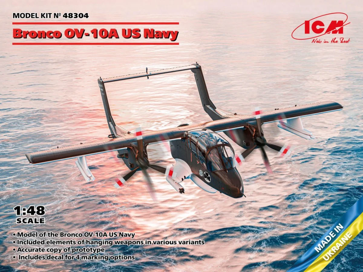 ICM Models 1/48 ICM Bronco OV-10A Bronco US Navy