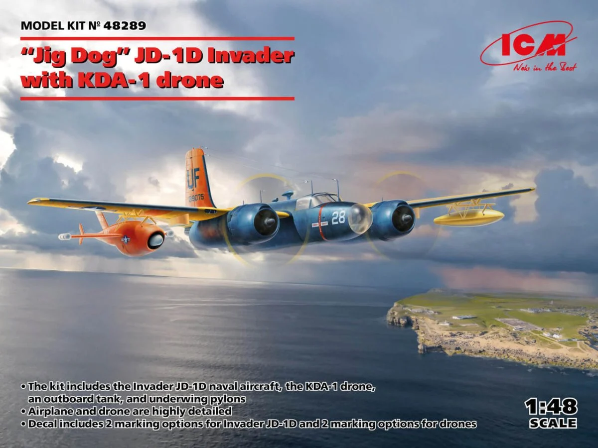 ICM Models 1/48 ICM Jig Dog JD-1D Invader With KDA-1 Drone