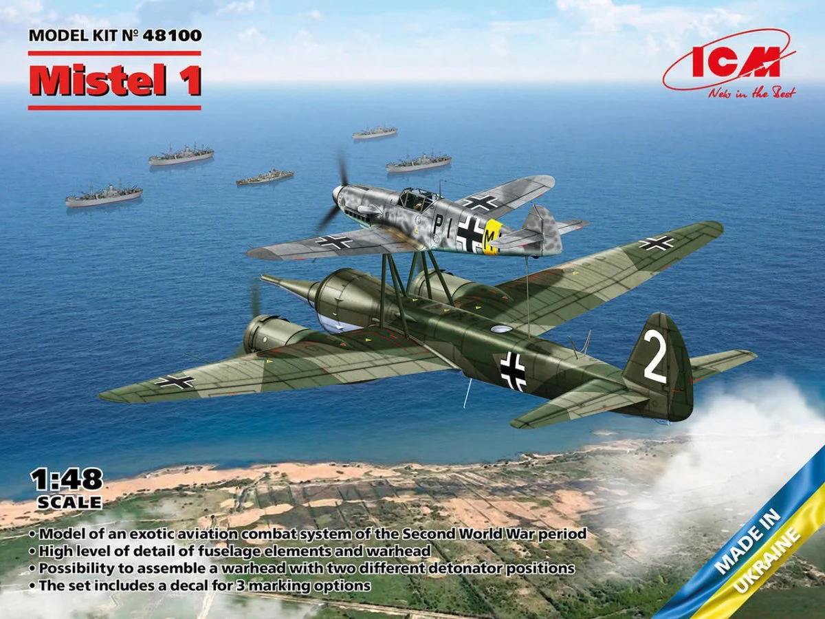 ICM Models 1/48 ICM Mistel 1, WWII German Composite Aircraft