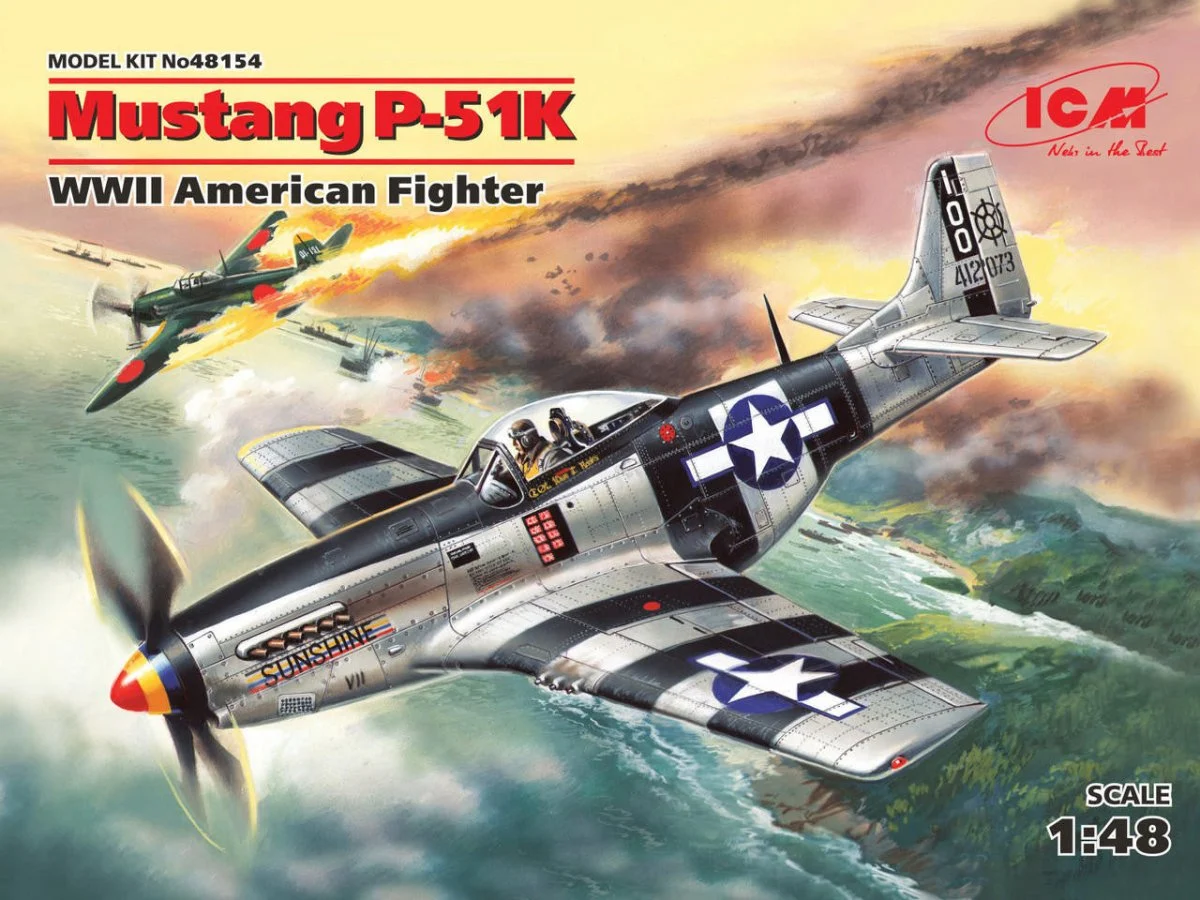 ICM Models 1/48 ICM Mustang P-51K, WWII American Fighter