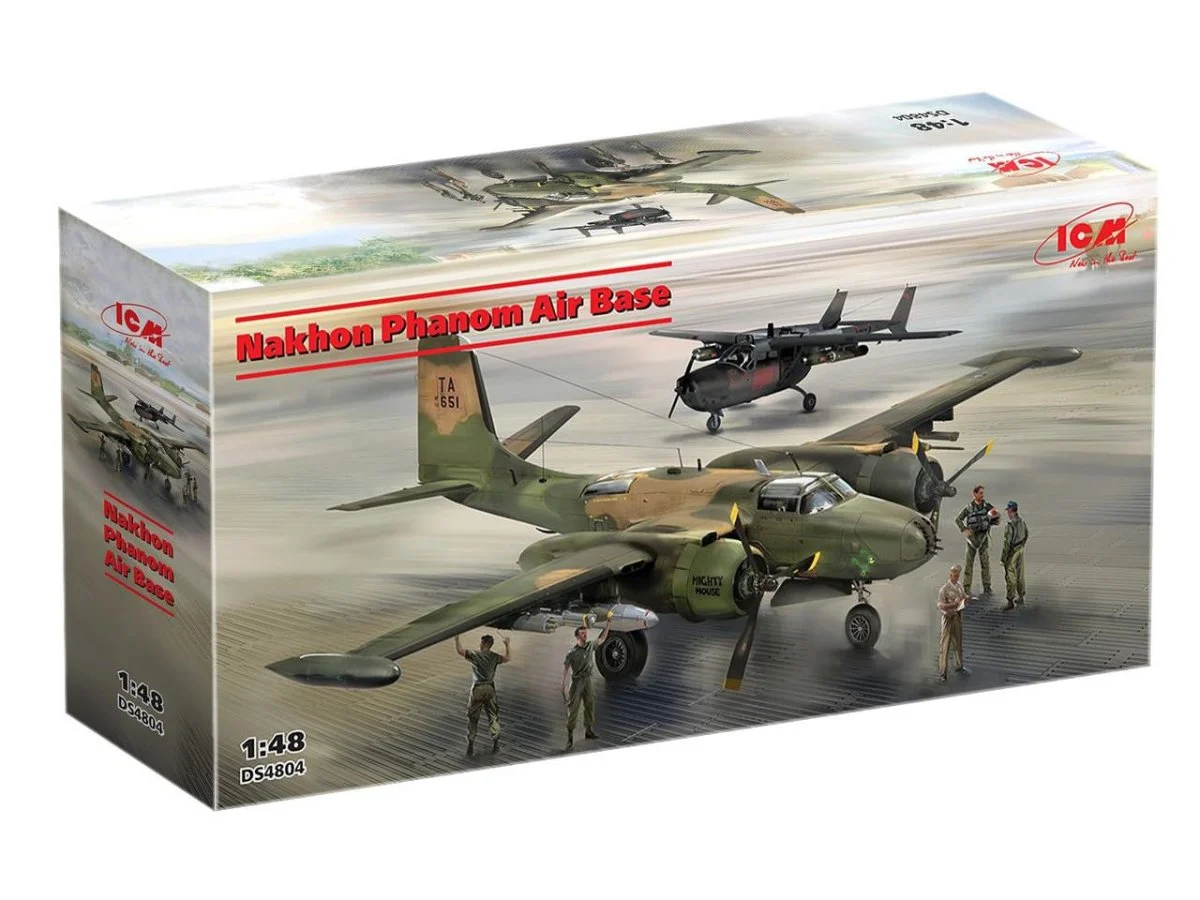 ICM Models 1/48 ICM Nakhon Phanom Air Base (B-26K Counter Invader) Plastic Model Kit