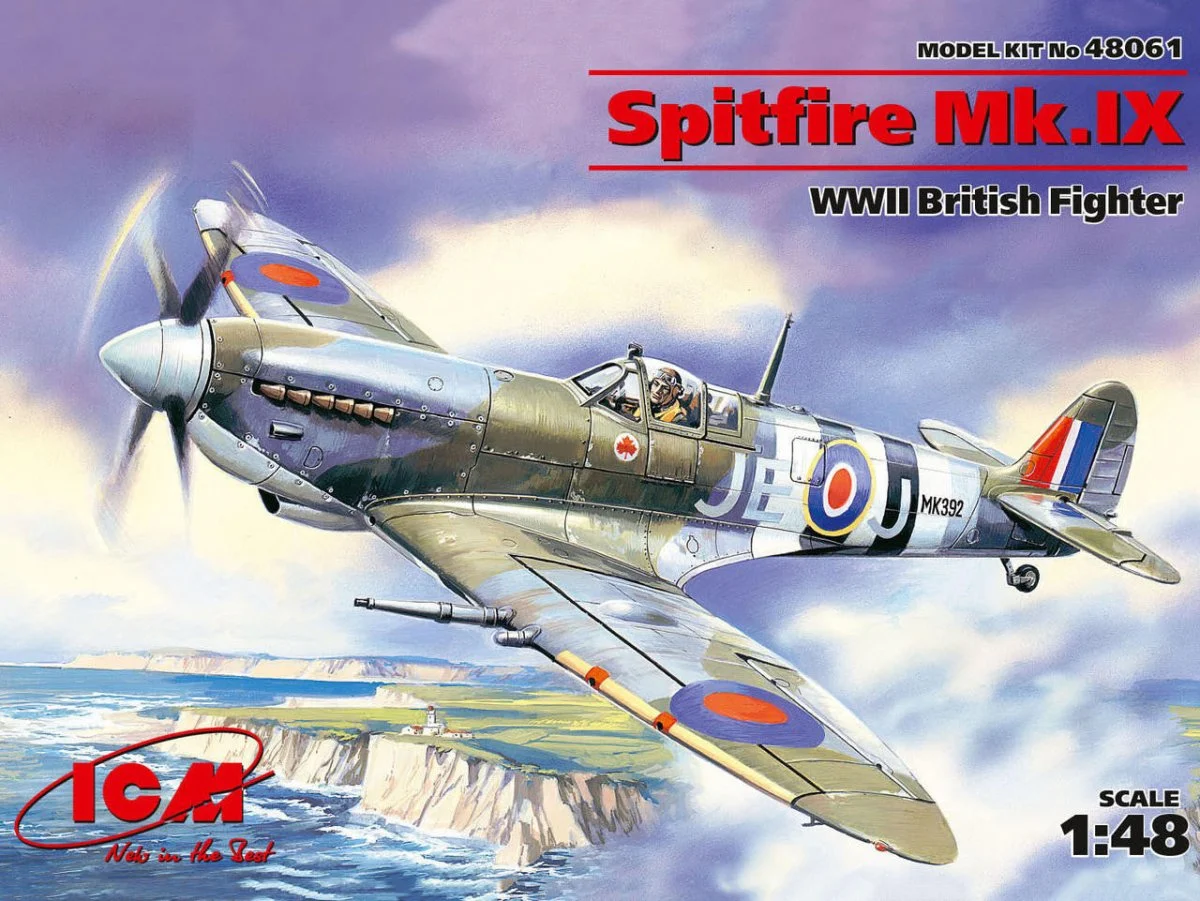 ICM Models 1/48 ICM Spitfire Mk.IX, WWII British Fighter